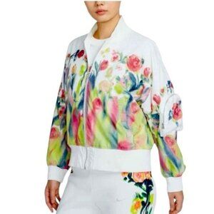 NIKE Sportswear Artist Collection Bomber Jacket Sail White Size L NEW